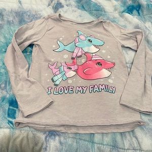 Kids long sleeve graphic shirt